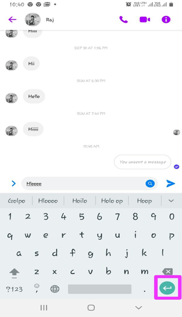 How to make paragraphs in facebook messenger