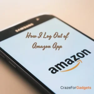 Log Out of Amazon App