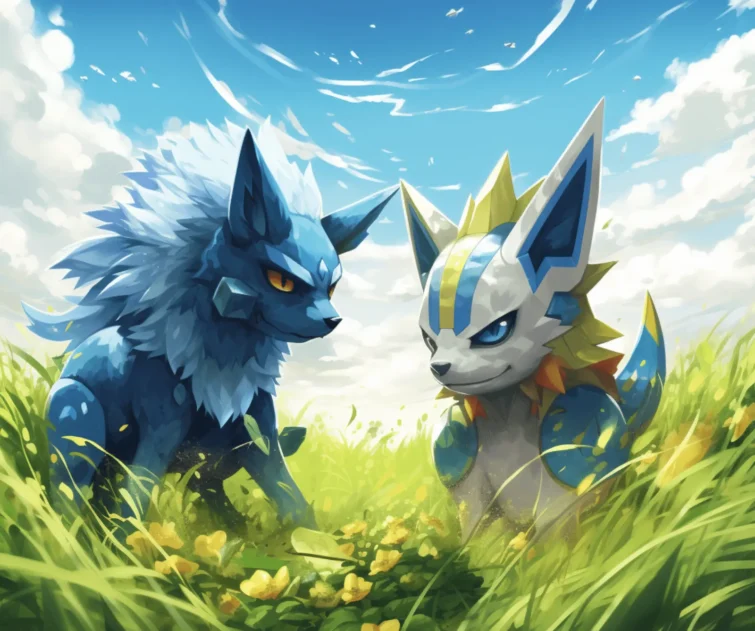 Manectric and Electrike wolf pokemon